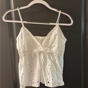 Timing White Eyelet Lace Camisole - never worn